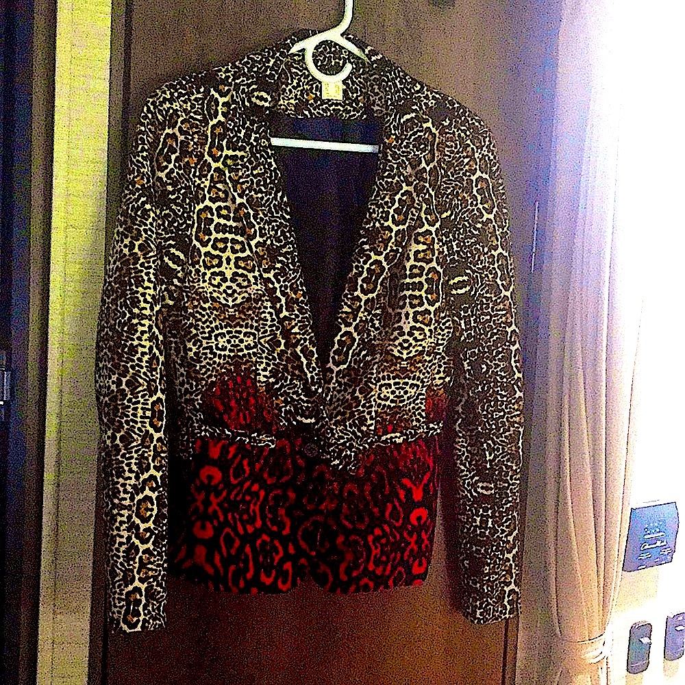 Venus Animal Print Blazer